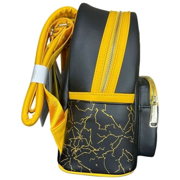 NEW Loungefly DC Comics Black Adam Light Up Cosplay Mini Backpack - Picture 6 of 10